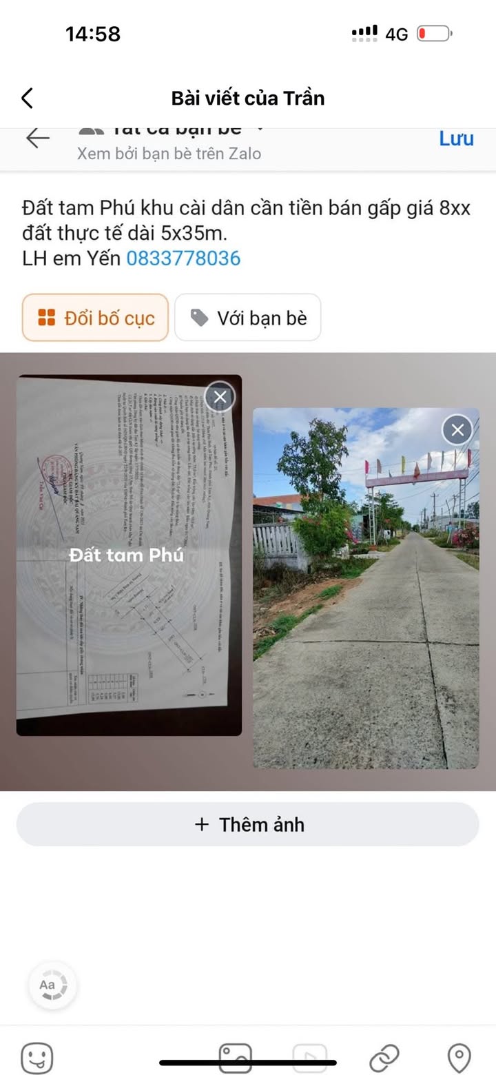 Đất nền Tam Phú 125m² giá 890 triệu - Đầu tư lý tưởng cho tương lai!