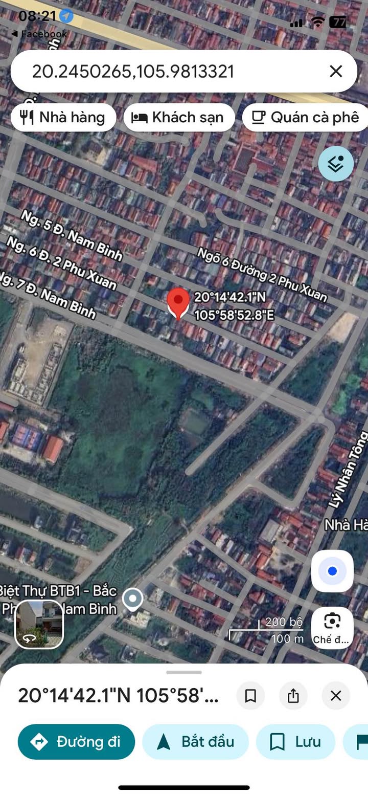 Đất nền tại ngõ 6 Hoa Lư, Ninh Bình 90m² giá 4 tỷ - Sổ đỏ chính chủ!