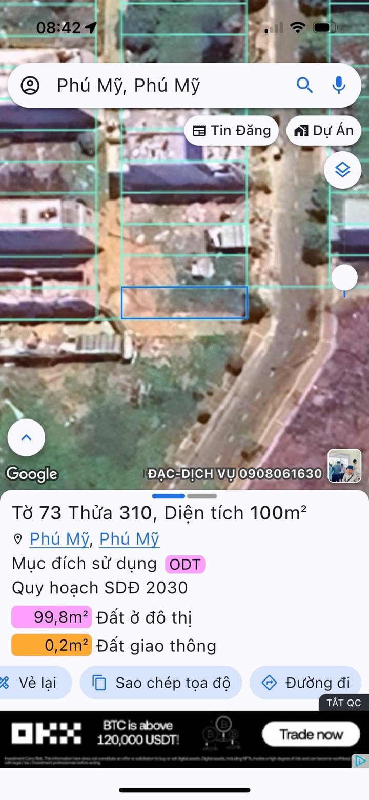 Đất ở Phú Mỹ 100m² giá 3.2 tỷ - Đầu tư sinh lời cao!