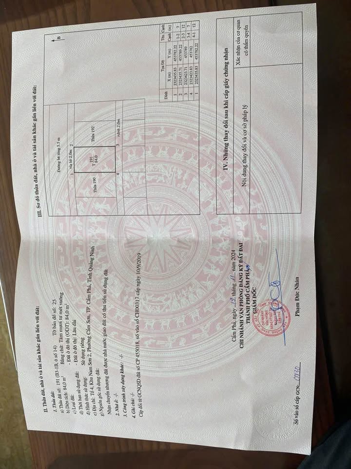 Đất nền Cẩm Phả 84m² giá chỉ 1 tỷ - Đầu tư sinh lời nhanh!