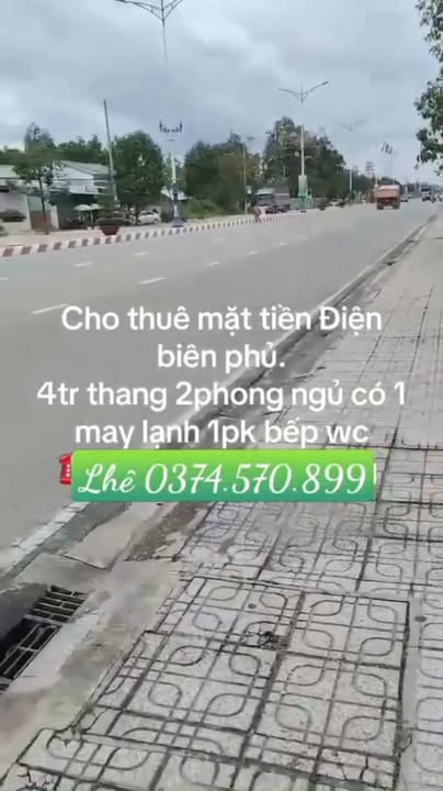 Nhà nguyên căn cho thuê mặt tiền Điện Biên Phủ, phường Ninh Thạnh, Tây Ninh - Kinh doanh lý tưởng!