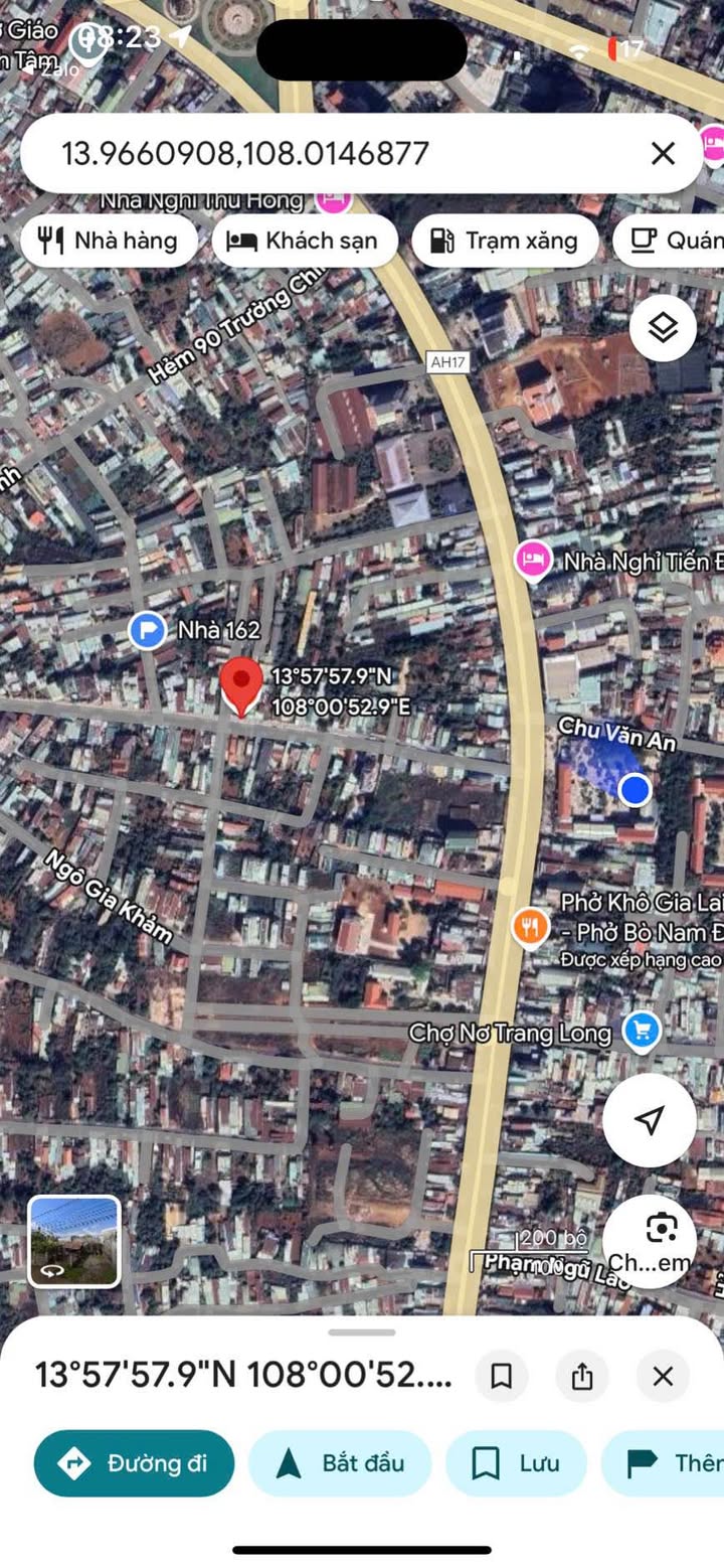 Đất nền phố hẻm 162 Trường Chinh, Pleiku 217m² giá 2.5 tỷ - Vị trí đắc địa gần trường học!