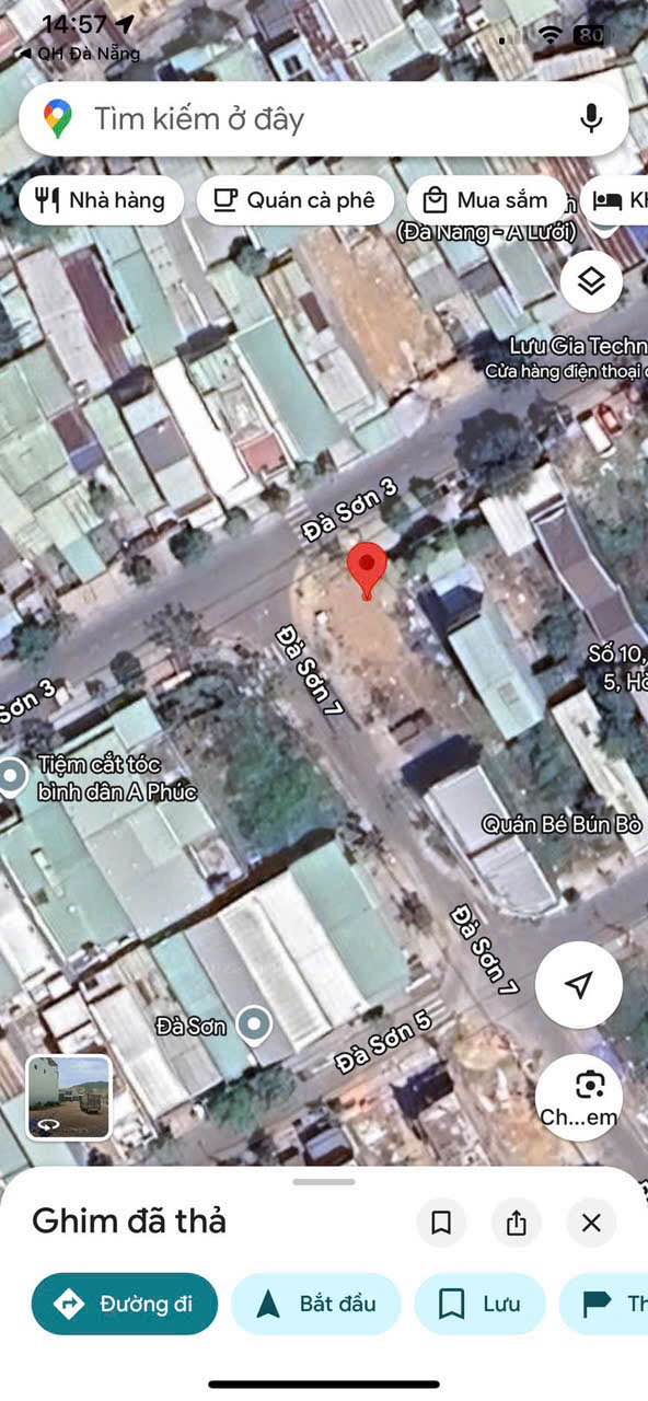 Đất nền góc 2 mặt tiền Đà Sơn 3, Liên Chiểu 216m² - Giá chỉ 7.5 tỷ, cần bán gấp!