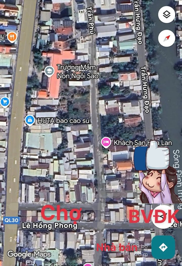 Nhà 1 tấm đường Nguyễn Thị Minh Khai, Cao Lãnh, 62m² - Tặng toàn bộ nội thất