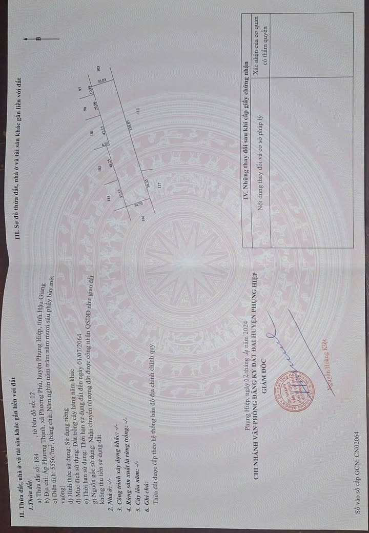 Lô đất vườn 11.800m² Phương Phú - 1.53 tỷ - Đầu tư sinh lời bền vững!