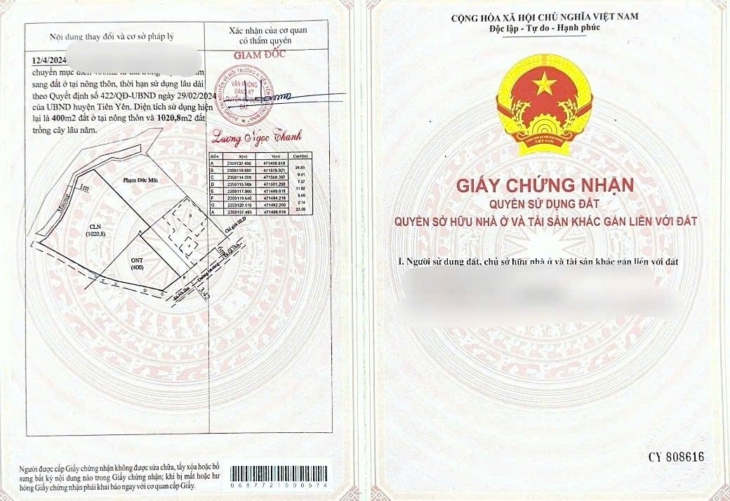 Đất nền thôn Đông Ngũ Hoa, xã Đông Ngũ, 1420m² giá 2 tỷ - Đầu tư sinh lời!