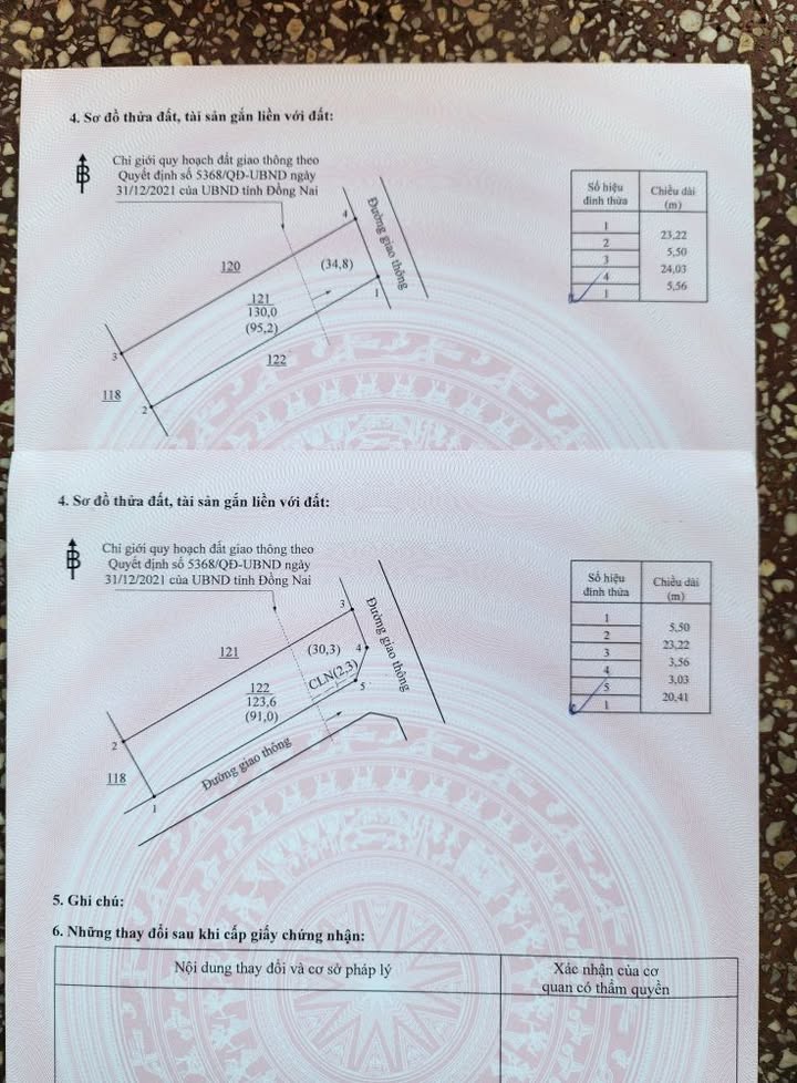 Đất nền Trị An, Vĩnh Cửu 230m² giá 1.21 tỷ - Sổ riêng, vị trí đẹp!