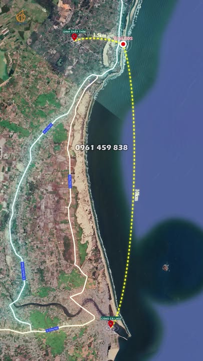 Đất mặt biển Tân Tiến, La Gi 627m² - Cơ hội đầu tư hấp dẫn!