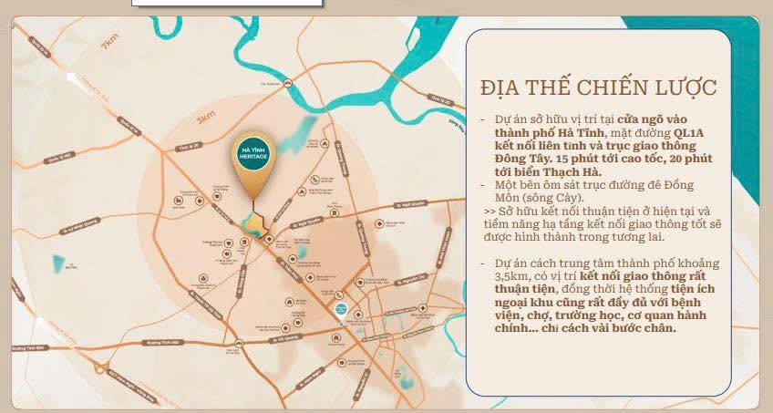 Dự án Hà Tĩnh Heritage - Đất nền và Shophouse ven sông, giá thỏa thuận!