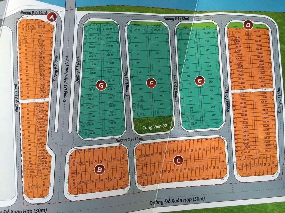 Đất nền mặt tiền Đỗ Xuân Hợp, phường Phước Long, quận 9, 125m² giá chỉ 7.25 tỷ - Cơ hội đầu tư hấp dẫn!