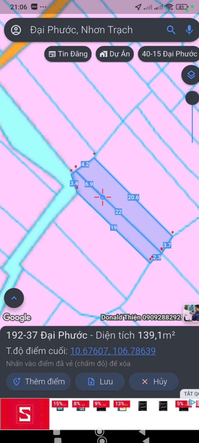 Đất thổ cư Phước Khánh Nhơn Trạch 137m² giá 1.2 tỷ - Cơ hội đầu tư sinh lời!