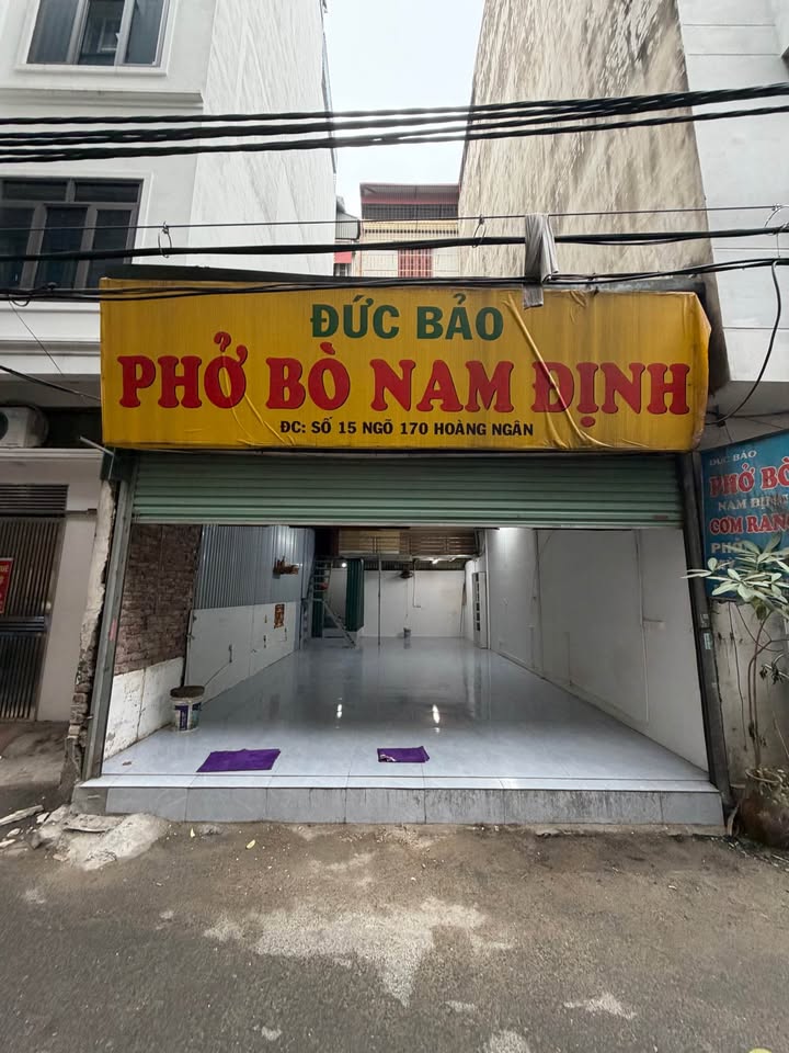 Cho thuê mặt bằng 63m² mặt tiền 5m gần chợ Trung Hoà - Kinh doanh thuận lợi!