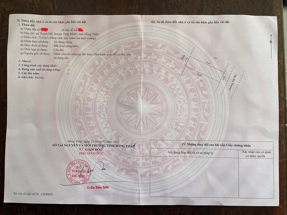 Nhà bán tại Chợ Thanh Mỹ, Tháp Mười, 72m² giá 1.3 tỷ - Đầu tư sinh lời ngay!