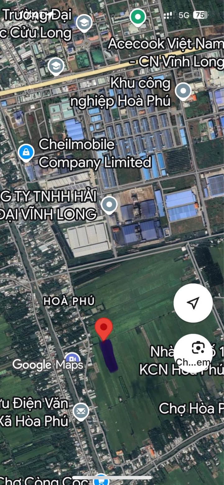 Đất vườn cho thuê tại KCN Hoà Phú, 1855m² - Thoải mái trồng cây!