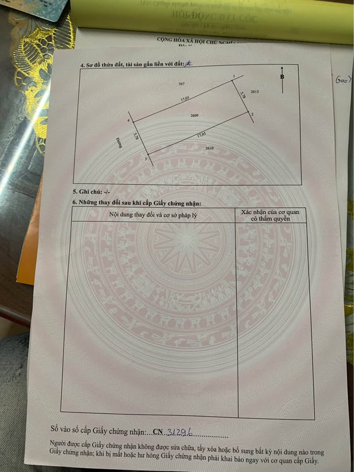 Đất Nghi Trường 99m² giá 1.2 tỷ - Mặt tiền 5.78m, chính chủ