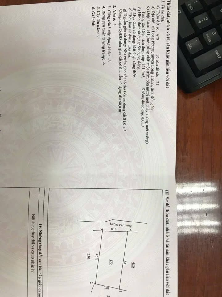 Đất nền Long Phước 140m² giá thỏa thuận - Vị trí vàng gần sân bay Long Thành!