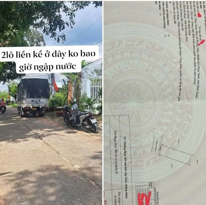 Đất thổ cư Phan Thiết 158m² giá 1.2 tỷ - Vị trí đắc địa gần trung tâm!