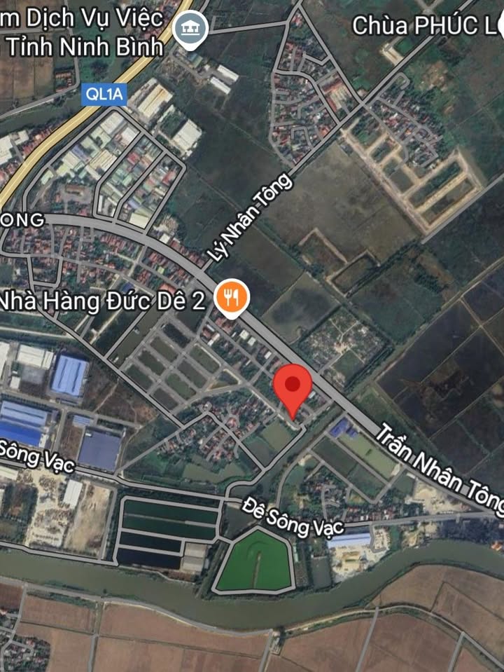 Đất Nền Ninh Phong 100m² giá thỏa thuận - Hướng Nam, mặt tiền 5m