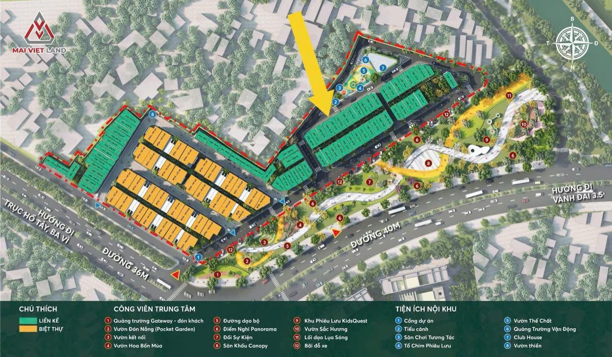 Townhouse KĐT Bắc An Khánh 70m² giá 14.5 tỷ - Cơ hội đầu tư tuyệt vời!