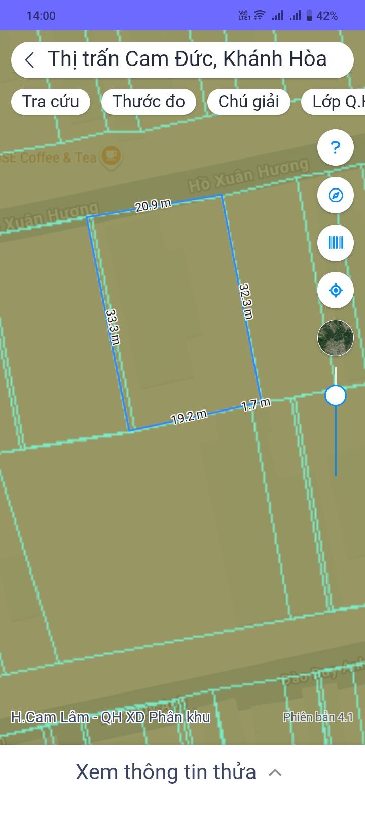 Đất mặt tiền Hồ Xuân Hương Cam Đức 685m² giá 20.8 tỷ - Cơ hội đầu tư hấp dẫn!