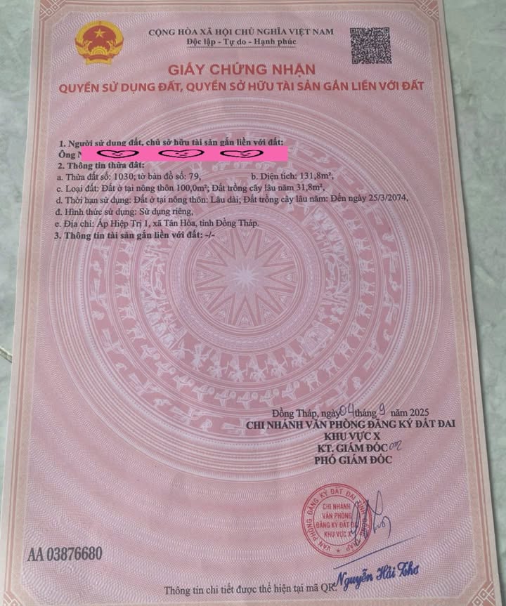 Nhà vườn 131.8m² tại Ấp Hiệp Trị, Gò Công Đông - Giá chỉ 575 triệu