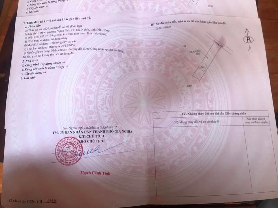 Đất thổ cư Nghĩa Phú 720m² giá 900 triệu - Cơ hội đầu tư tuyệt vời!