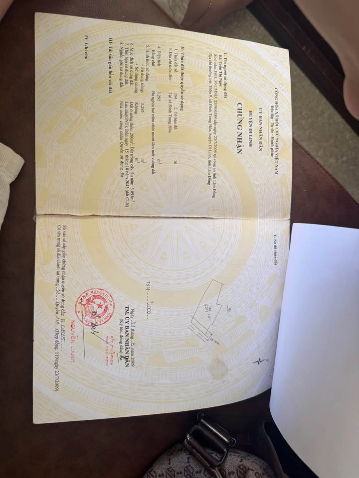 Đất nền xã Đinh Trang Hoà, Di Linh 3000m² - Giá chỉ 4 tỷ, mặt tiền 20m!