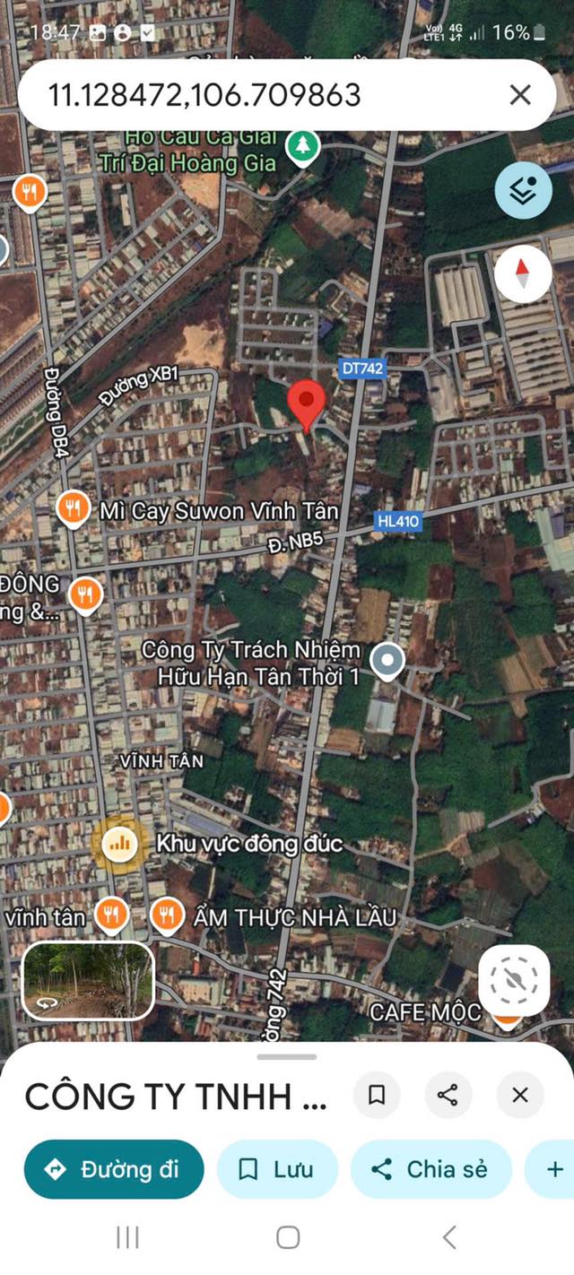 Đất thổ cư 684m² Vĩnh Tân, Tân Uyên giá 5.6 tỷ - Đầu tư sinh lời tuyệt vời!