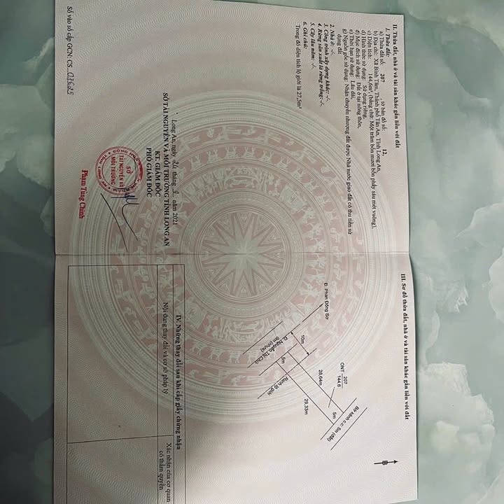 Đất nền Tân An 145m² giá 1.4 tỷ - 2 mặt tiền nhựa hiếm có!