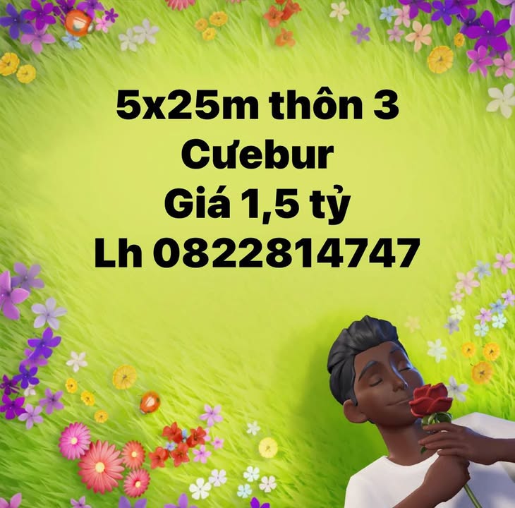 Đất mặt tiền đường B4, thôn 6 Cư Êbur, 168m² - Đầu tư sinh lời ngay!