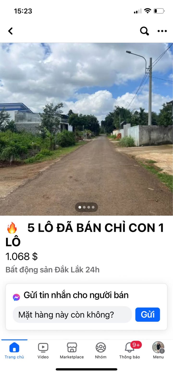 Đất mặt tiền đường KB4 phường Tân An 75m² giá 1.068 tỷ - Cơ hội đầu tư hấp dẫn!