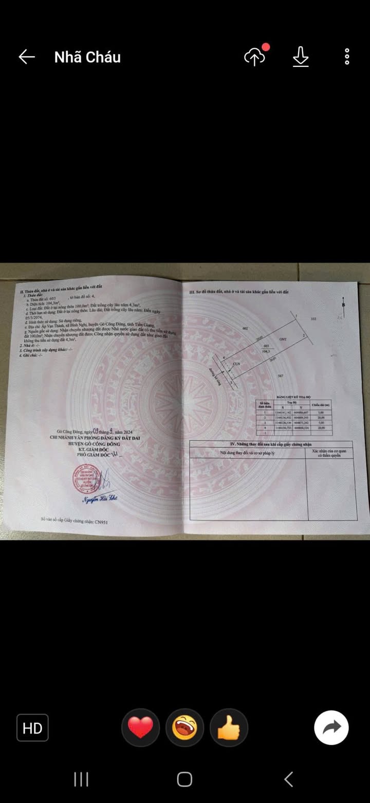 Đất nền Gò Công Đông 100m² giá 230 triệu - Vị trí đẹp, sổ hồng chính chủ!