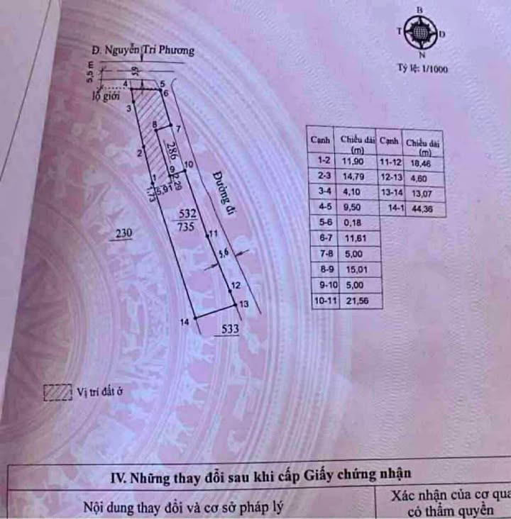 Đất nền 2 mặt tiền Nguyễn Tri Phương, Liên Nghĩa 735m² - Đầu tư sinh lời!