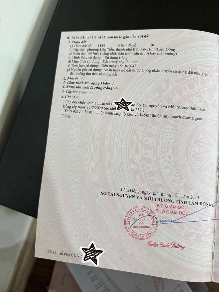 Đất mặt tiền đường Phan Đình Phùng Bảo Lộc 667m² - Chính chủ bán gấp!