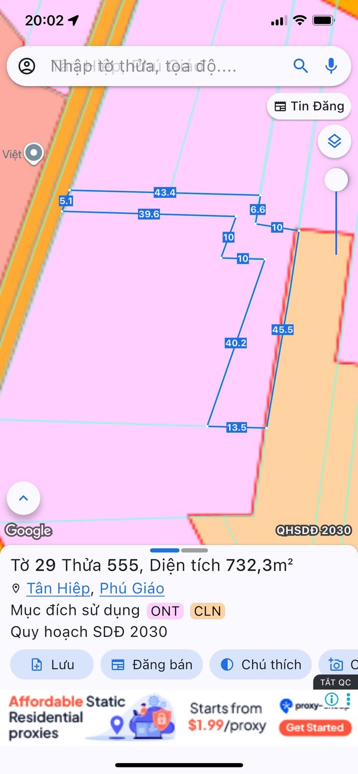 Đất nền Tân Hiệp, Phú Giáo 500m² giá 780 triệu - Cơ hội đầu tư hấp dẫn!