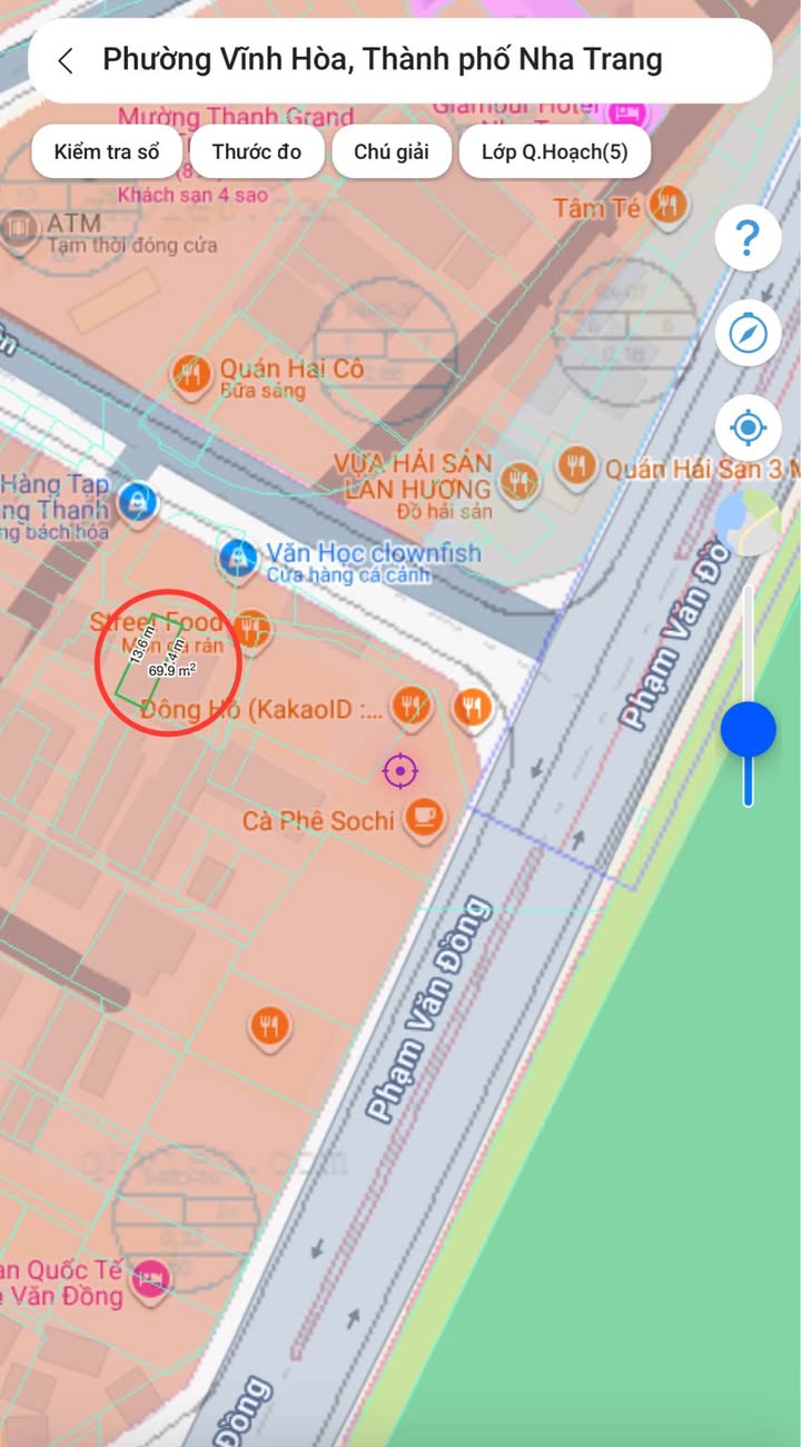 Đất nền mặt biển Dương Hiến Quyền Nha Trang 69.3m² giá 4,6 tỷ - Cơ hội đầu tư hiếm có!