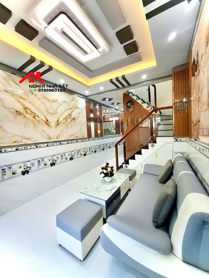 Nhà đẹp mới hoàn thiện tại Huỳnh Tấn Phát, Nhà Bè, 28.8m² chỉ 1.48 tỷ - Sổ hồng riêng chính chủ!