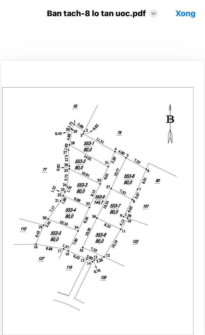 Đất nền Dân Hòa, Thanh Oai 80m² giá 3 tỷ - Đường ô tô vào tận nơi!