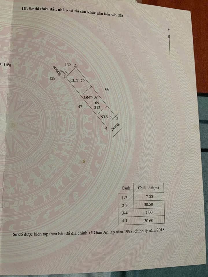 Đất nền Giao An, Giao Thủy 210m² giá 700 triệu - Hướng Nam mát mẻ, thương lượng nhẹ!