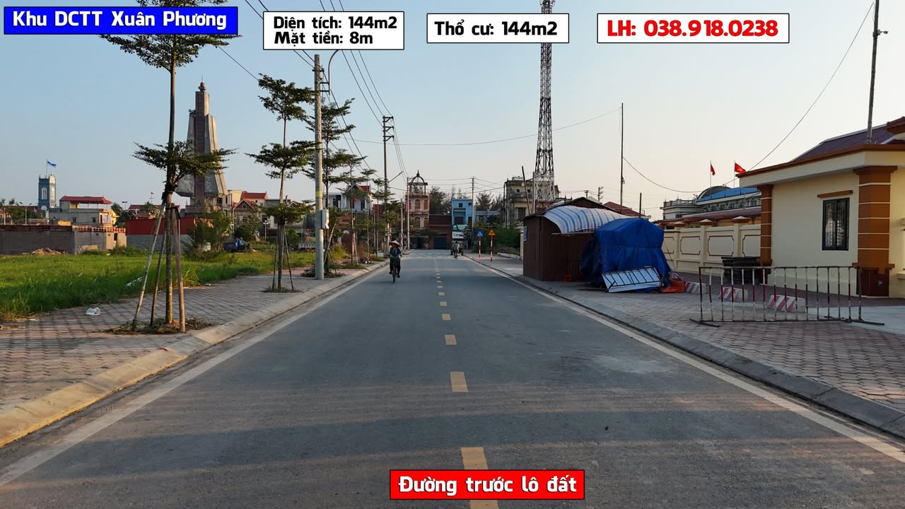 Đất nền Xuân Phương 144m² - Gần trường học, giao thông thuận tiện!