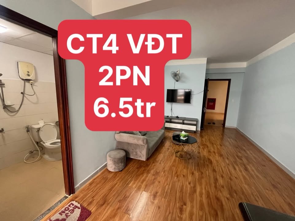 Căn hộ CT4 Vĩnh Điềm Trung Nha Trang 2PN giá 6.5 triệu - Full nội thất, sẵn sàng vào ở!