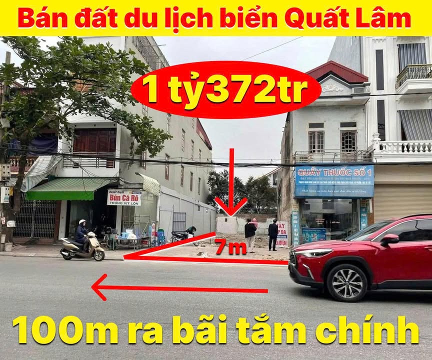 Đất kinh doanh Giao Phong 89.1m² giá 1.372 tỷ - Cách biển chỉ 100m!