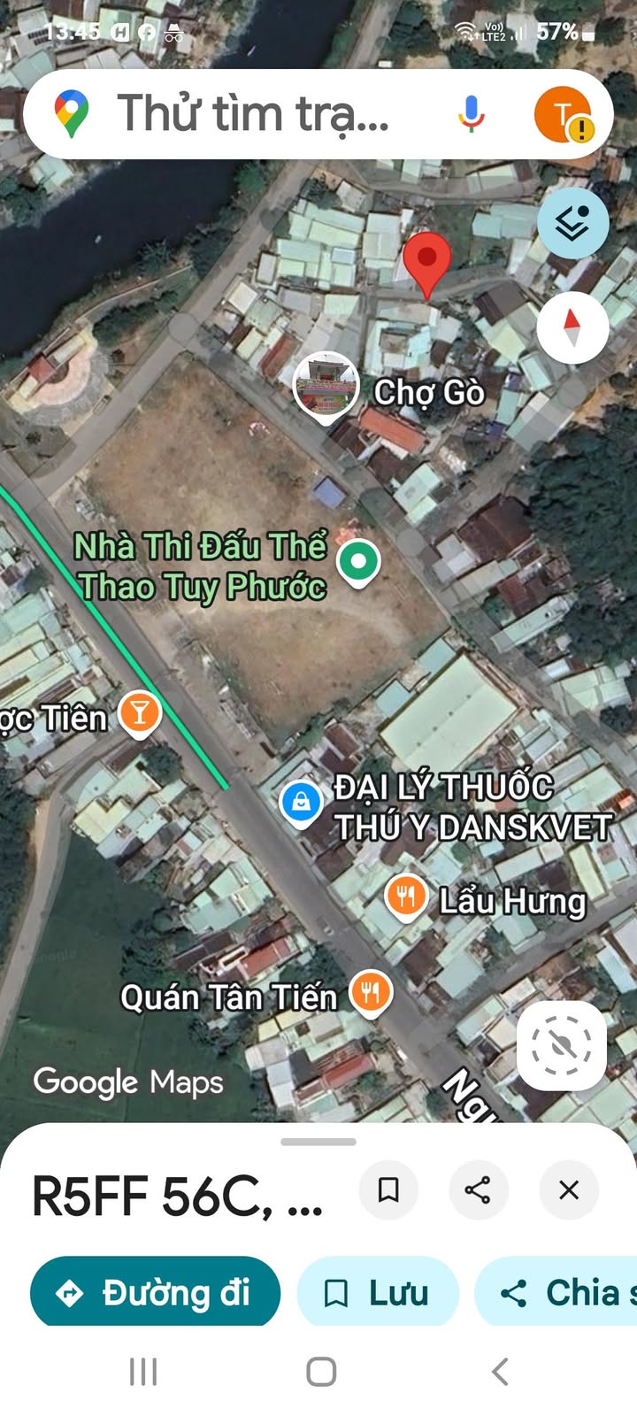 Đất nền ngay chợ Gò, thị trấn Tuy Phước 104m² giá 820 triệu - Đường ô tô vào tận nơi!