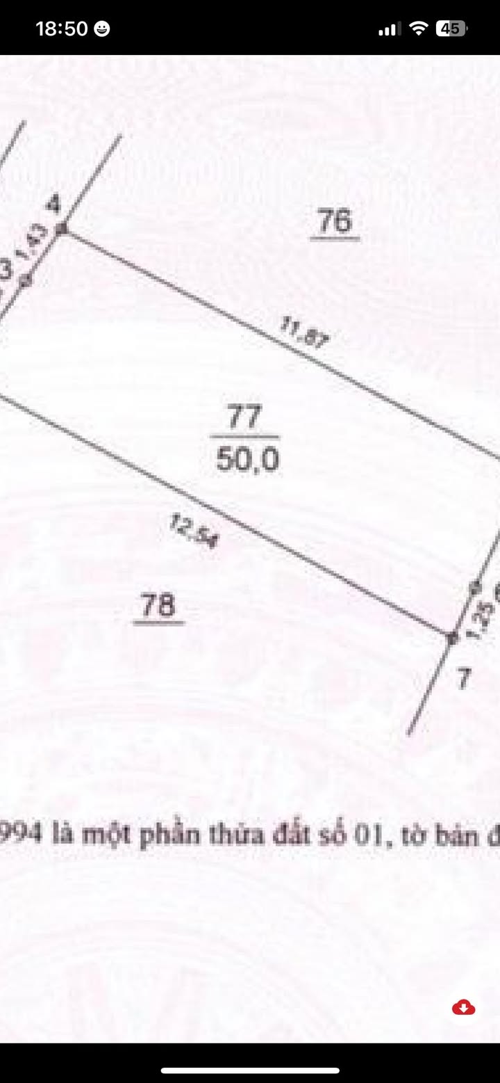 Bán đất Tựu Liệt Ngọc Hồi 50m² giá thỏa thuận - Địa điểm đắc địa cho xây nhà