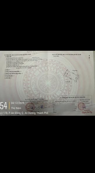 Đất Hồng Thái An Dương 54m² giá 1.08 tỷ - Ô tô vào tận nơi!