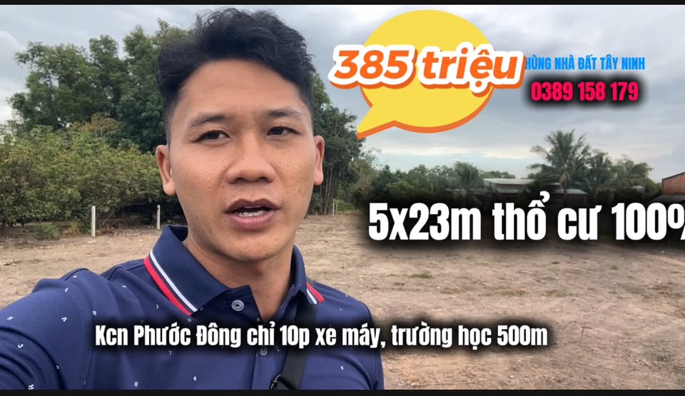 Đất thổ cư 115m² tại ấp Phước Hoà, Gò Dầu, Tây Ninh - Sổ hồng riêng, giá thỏa thuận!