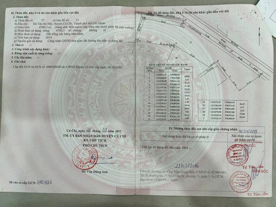 Đất mặt tiền kênh Tân An Hội, Củ Chi 4.760m² giá 17.5 tỷ - Đầu tư sinh lời ngay!