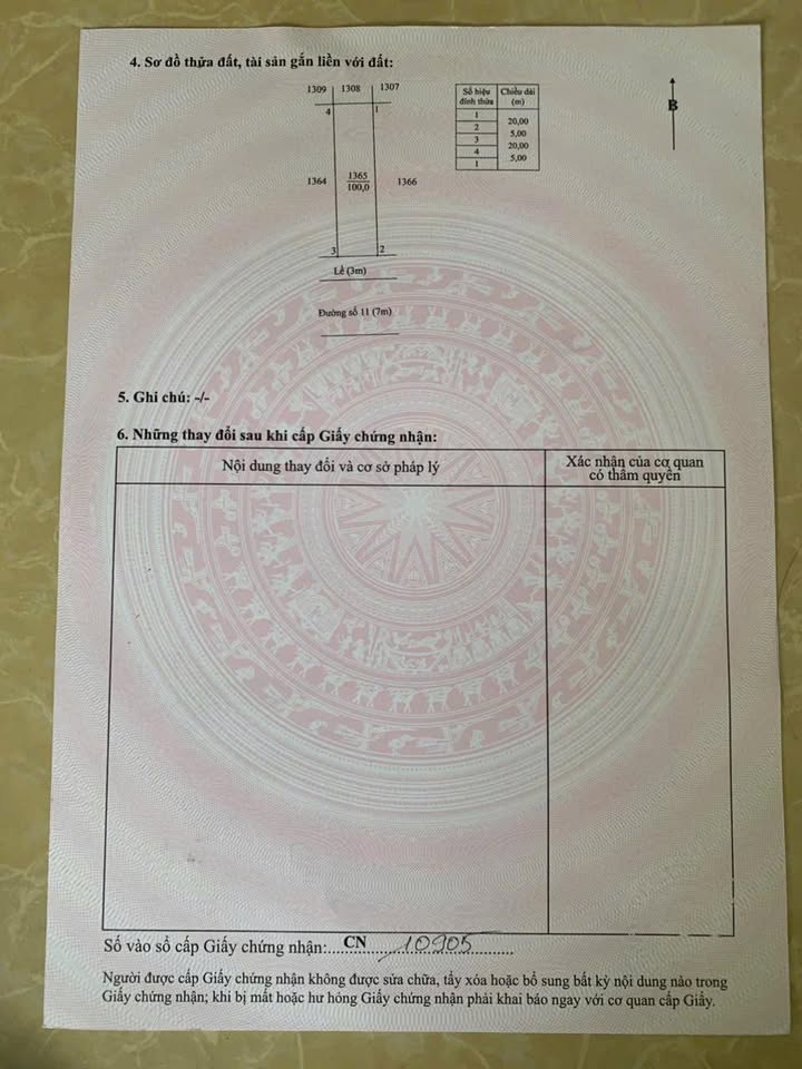 Đất nền 100m² đường số 11, xã Long Hậu, 2.35 tỷ - Sổ đỏ chính chủ, xây dựng ngay!