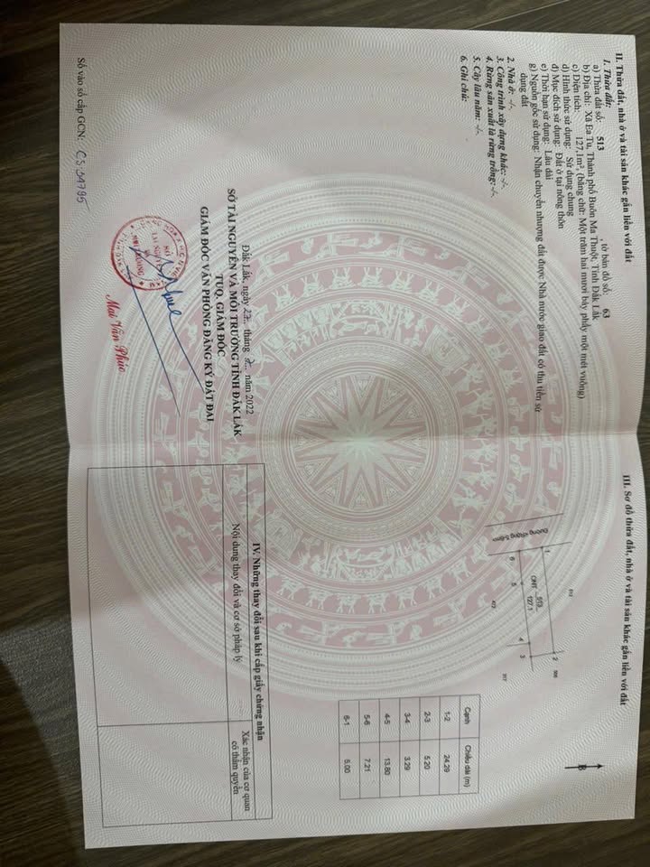 Đất thổ cư Tân An 120m² giá 1.5 tỷ - Đầu tư sinh lời cao!