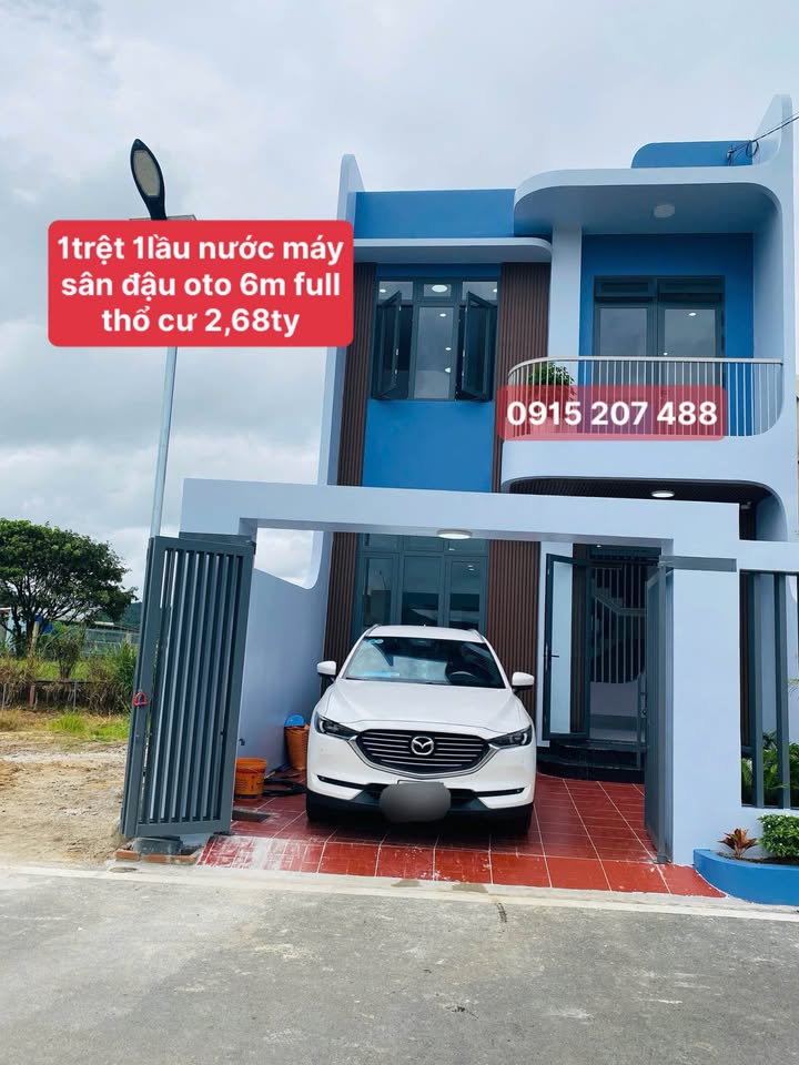 Nhà phố Đức Trọng - Ngõ Mai Anh Đào 6m - Giá 2.68 tỷ, Sân ô tô rộng rãi!